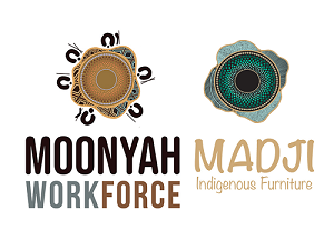 Logo for Moonyah Workforce & Madji Furniture
